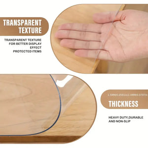 Toalha de Mesa Transparente em PVC Impermeável