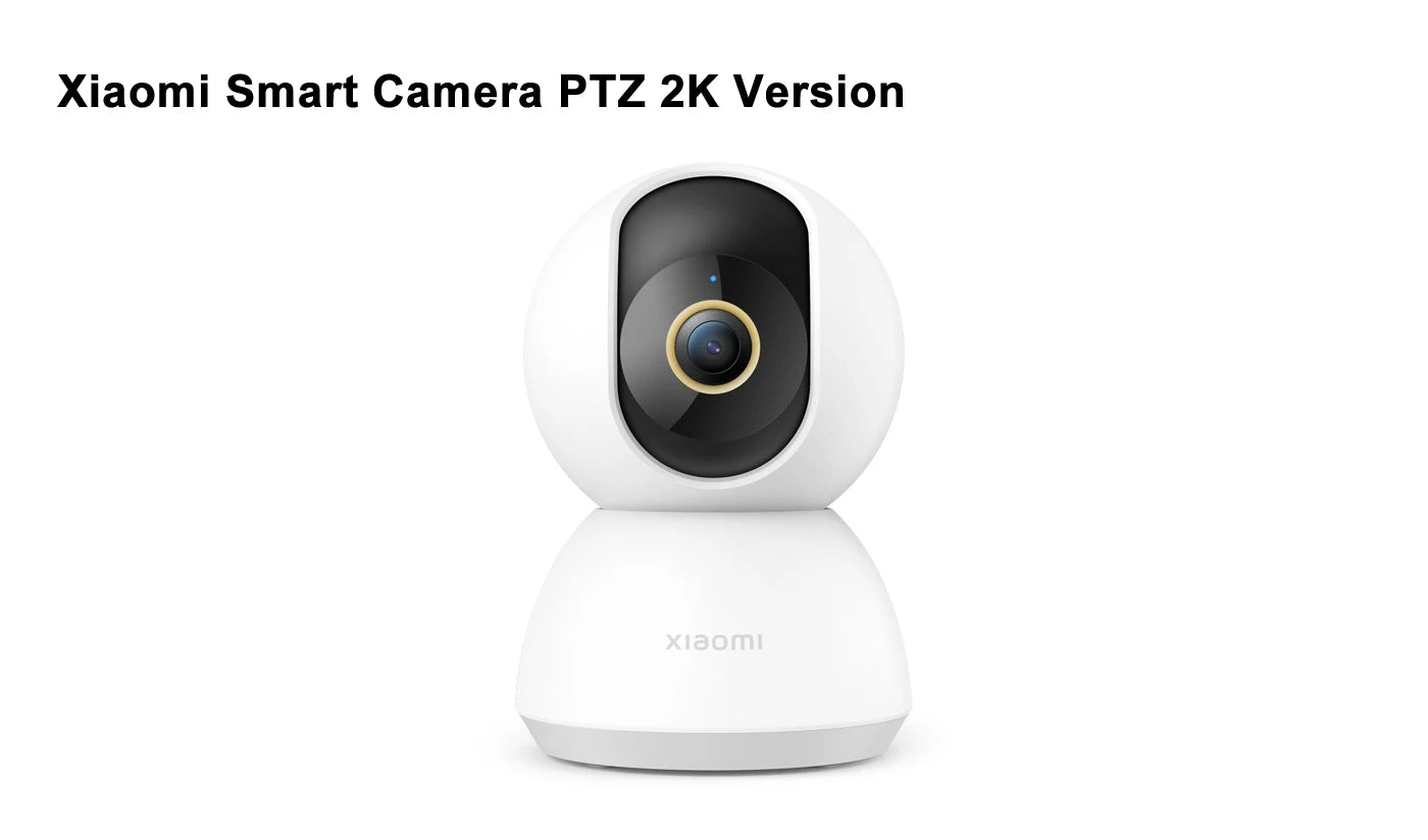 Câmera Inteligente de Segurança 360º Doméstica Xiaomi, Modelo Mi PTZ, Webcam 2K, 1296P, 3 Megapixels, Com Detecção Humana A.I. e Visão Noturna