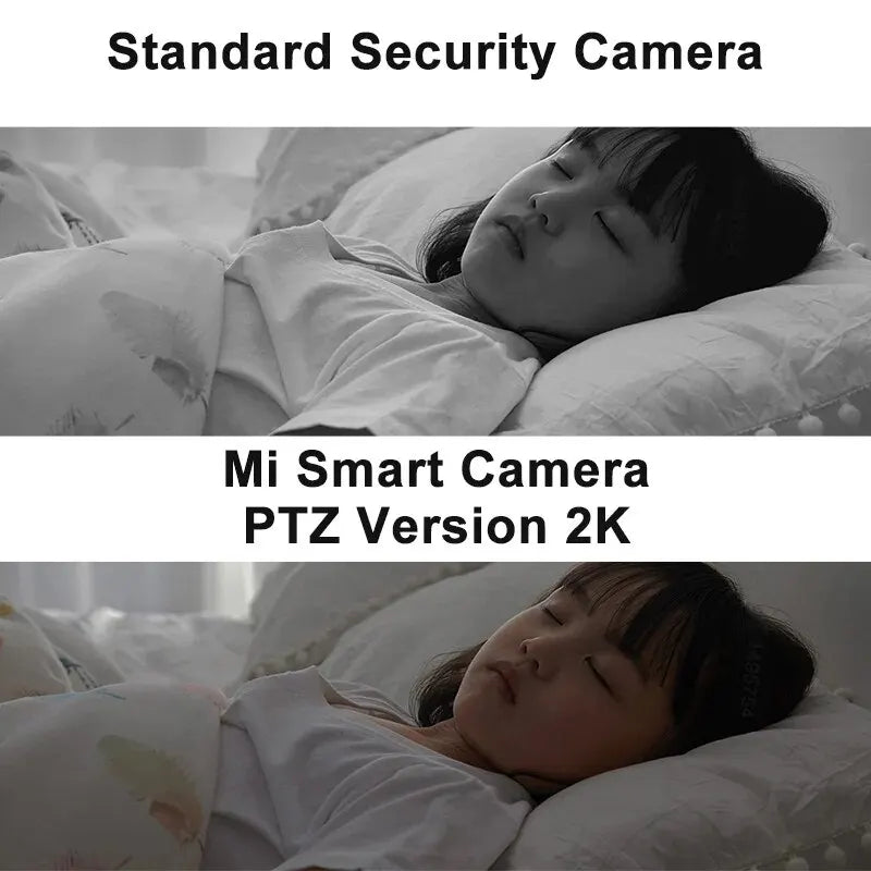 Câmera Inteligente de Segurança 360º Doméstica Xiaomi, Modelo Mi PTZ, Webcam 2K, 1296P, 3 Megapixels, Com Detecção Humana A.I. e Visão Noturna