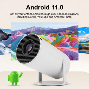 Mini Projetor 4K Android PROGAGA HY300