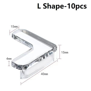 Protetor Para Cantos de Silicone - 10 Unidades