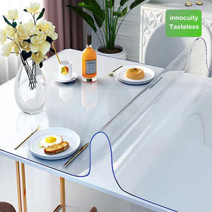 Toalha de Mesa Transparente em PVC Impermeável